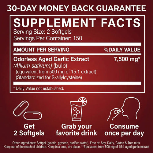 Aged Garlic Extract Softgels